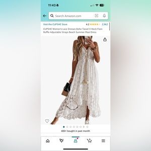 Women’s Lace Boho Dress